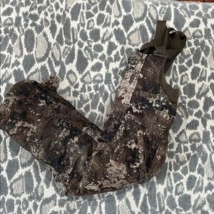Redhead Silent-Hide Youth S Strata Camouflage Double Knee Insulated Bib Overalls